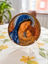 Bassorilievo tondo Madonna con Bambino