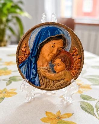 Bassorilievo tondo Madonna con Bambino