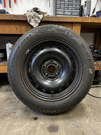 Set 4 Cerchi in Ferro 15" per Fiat Punto Evo Opel