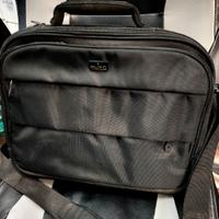 Borsa PURO grande tracolla col. nero cm 43x32x10