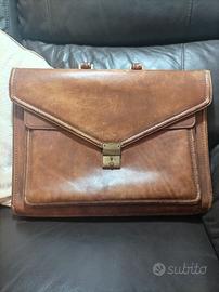 borsa in pelle per uomo vintage
