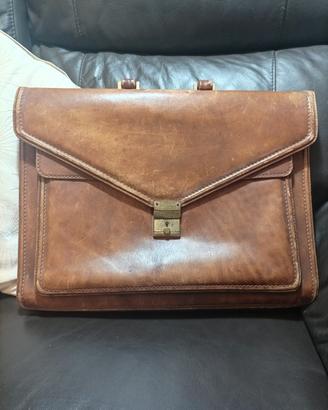 borsa in pelle per uomo vintage