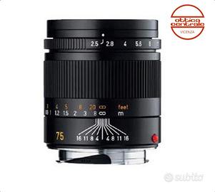 LEICA SUMMARIT-M 75 mm f 2.5 (11645) - NUOVO