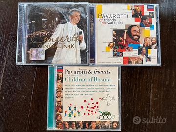 Lotto CD Pavarotti Bocelli originali