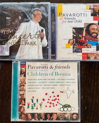 Lotto CD Pavarotti Bocelli originali