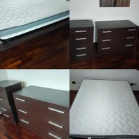 Letto matrimoniale/comò/comodini/specchiera 