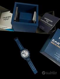 OMEGA SWATCH Earthphase Moonshine Gold  BLU 42mm