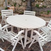 Tavolo da giardino 6 sedie