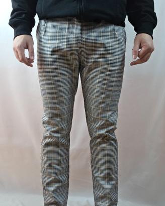 Pantaloni a quadri - Slim fit - Uomo - taglia 46