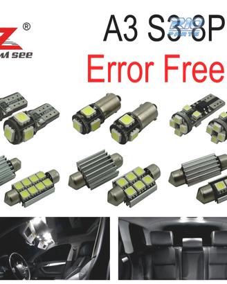KIT 20 LAMPADE LED INTERNE 2003-2013 PER AUDI A3 S