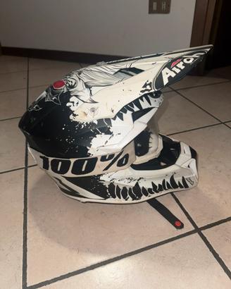 AIROH CASCO CROSS WRAAP BEAST MATT