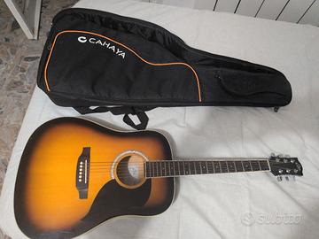 chitarra elettroacustica della Eko + custodia