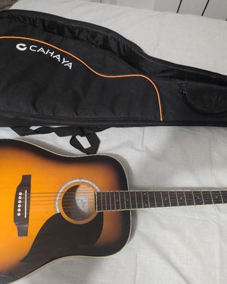 chitarra elettroacustica della Eko + custodia