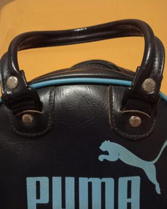 Mini bag Puma borsa a mano vintage blu 