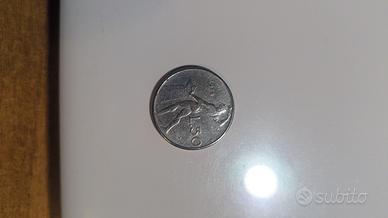 50 lire errore di conio testa rovesciata 