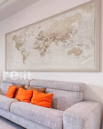 Cartina del Mondo in cornice