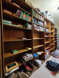 Scaffali in legno. Librerie