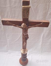 croce Astile Processionale anni 40.
