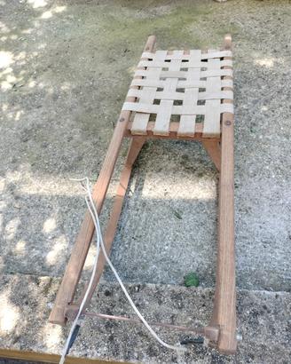 slitta in legno