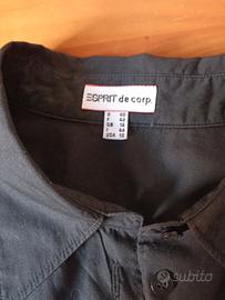 Camicia cotone  nera Esprit T.44