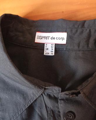 Camicia cotone  nera Esprit T.44