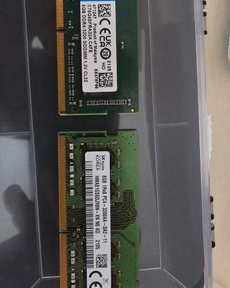 Ram 2x8gb sodimm