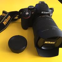 Fotocamera digitale Nikon D3200 + obiettivo 18-105