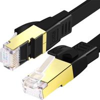 Cavo Ethernet Cat 8 Flat, 40Gbps 2000Mhz Fibra, 3M