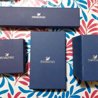 4 scatole vuote porta gioielli Swarosky 