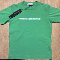 T-shirt Stone Island verde taglia 8A