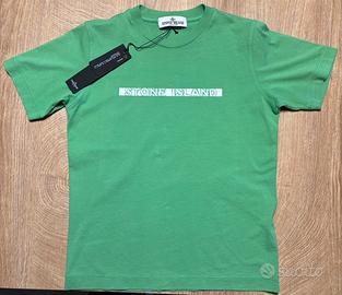 T-shirt Stone Island verde taglia 8A