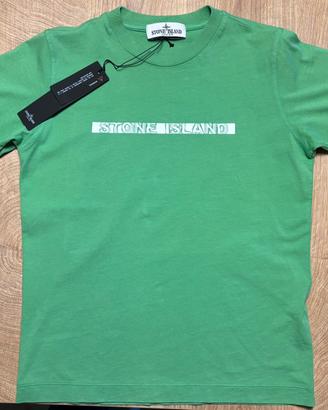 T-shirt Stone Island verde taglia 8A