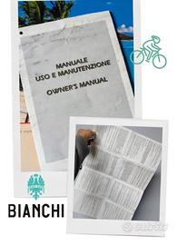 Manuale Uso Manutenzione Originale BIANCHI Vintage
