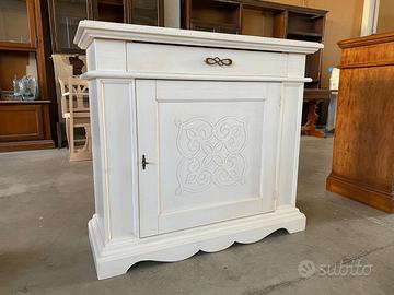 Credenza in legno nuova bianca