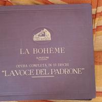 Dischi vinile 78 giri " La Boheme"