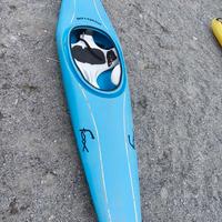 Kayak azzurro – Perception Fox – agile e tecnico