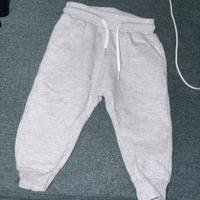 Pantalone di tuta grigio neonato