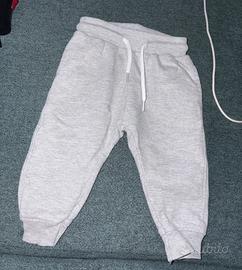 Pantalone di tuta grigio neonato