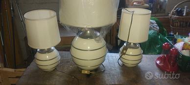 Lotto 3 lampade da design anni 60