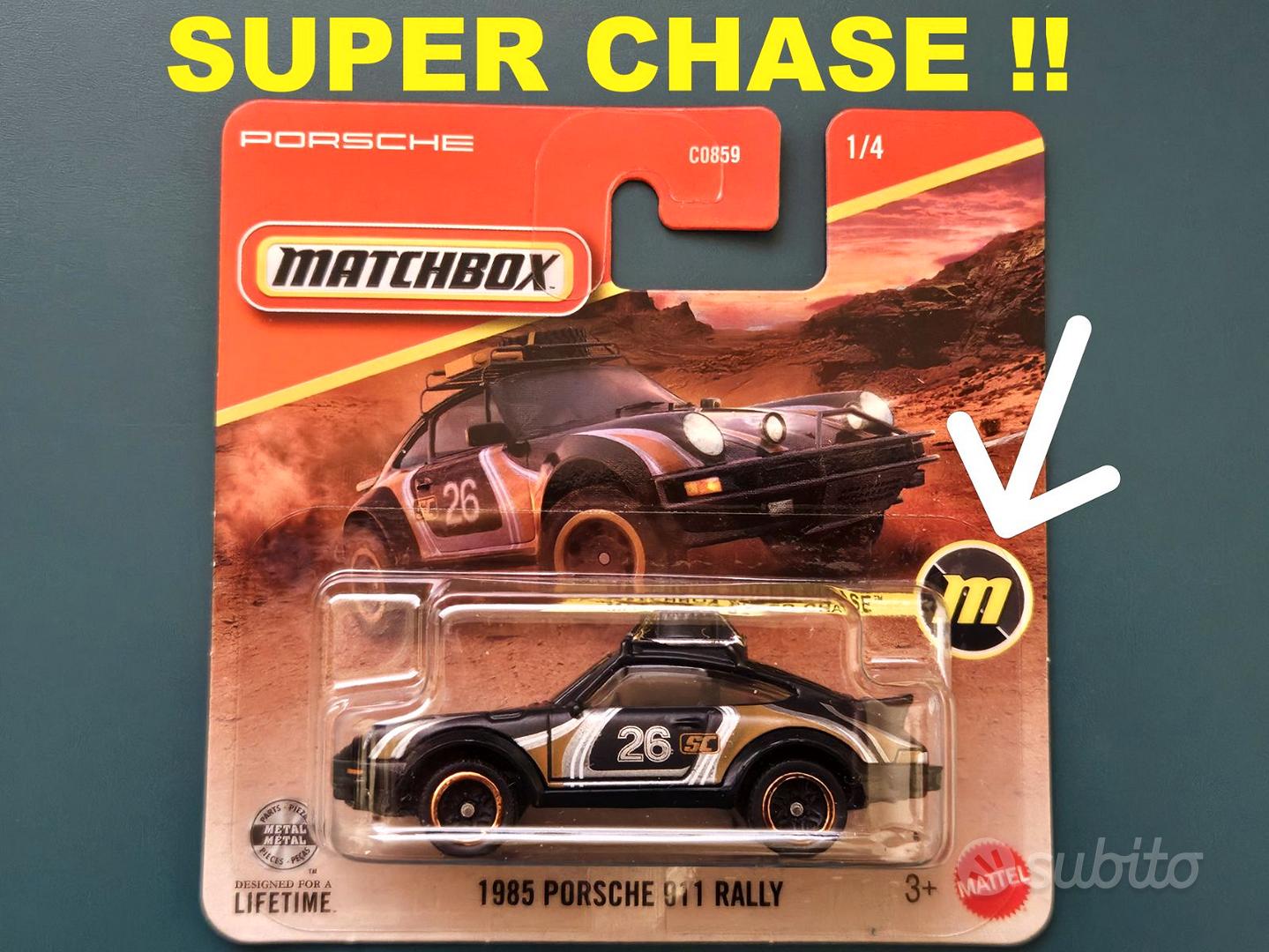 Matchbox Super Chase 2026: Porsche 911 Rally 1985 In Scala 1:64 (Edizione Limitata Thailandia)