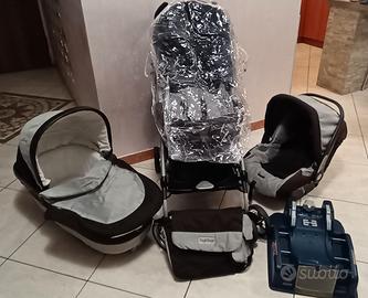 Trio passeggino carrozzina ovetto Peg Perego