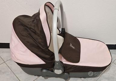 Passeggino prenatal rosa/marrone
