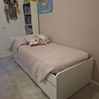 Letto IKEA bianco serie  SLÄKT