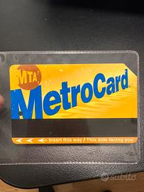Rara carta MetroCard New York (scad. 03/2024)