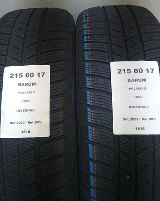 2 GOMME 215 60 17 BARUM A1816