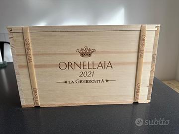 Cassetta in legno Ornellaia 2021