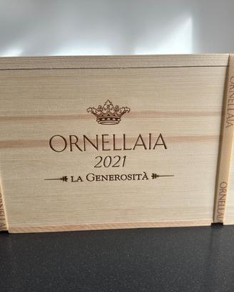 Cassetta in legno Ornellaia 2021