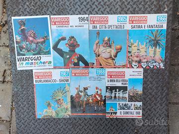 7 riviste Viareggio in maschera Ristampa la nazion