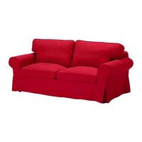 Fodera rossa divano Ektorp Ikea 2 posti