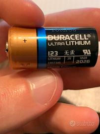 Batterie Pile al Litio Duracell CR17345 CR123